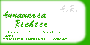 annamaria richter business card